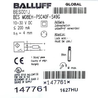 Inductive proximity switch BES001J 