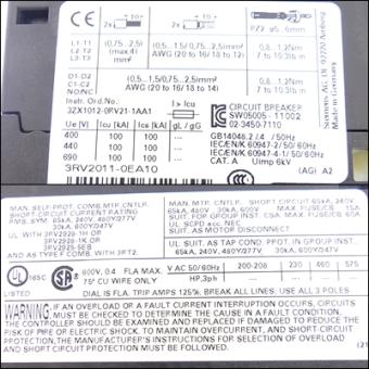 Circuit breaker 3RV2011-OEA10 