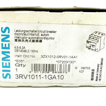 Motor protection switch 0,45-0,63A 