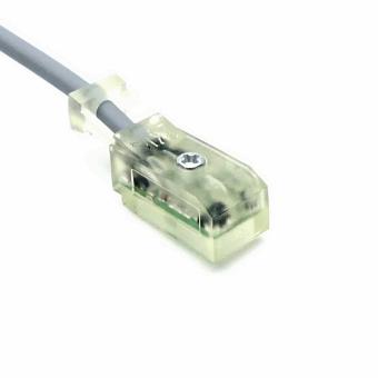 2 Pieces Socket cable KMYZ-9-24-5-LED-PUR-B 