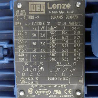 Drehstrommotor MDFRA 100-31-AL 