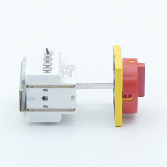 Main emergency-off switch for rear fixing S1 011/HS-NF3-D-RG 