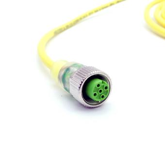 Sensor Cable M12 female 0° with cable LED 