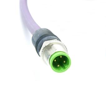 Profibus fast connect cable M12 male 0°/ M12 female 0° 