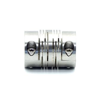 2x Stainless steel bellows coupling 