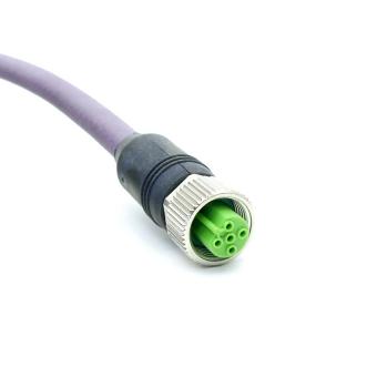 Profibus fast connect cable M12 male 0°/ M12 female 0° 