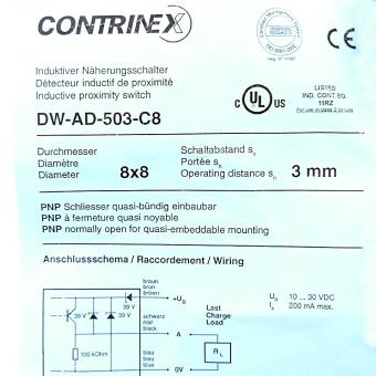 Inductive proximity switch DW-AD-503-C8 