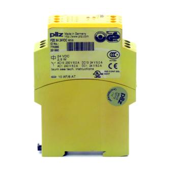 safety relay PZE X4 24VDC 4n/o 