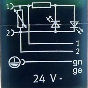 Socket Wire KMEB-1-24-5-LED 