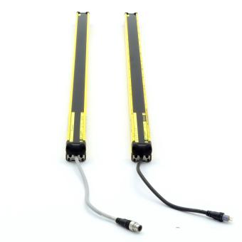 Safety light curtain transmitter and receiver 