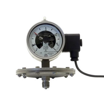 Pressure Gauge with Alarm Contacts 