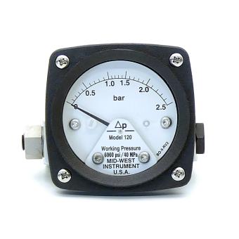 Differential pressure gauge model 120 