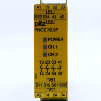 Safety Relay PNOZ X2.8P 24VACDC 3n/o 1n/c 