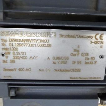 Rotary indexing table with SEW motor 