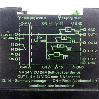 MICO 4.6 Electronic circuit protection, 4 CHANNELS 