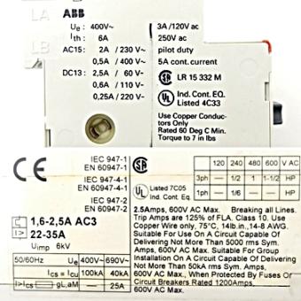 Motor protection switch 