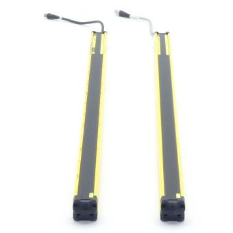 Safety light curtain transmitter and receiver 