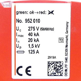 Surge arresters DEHNguard DG M TN CI 275 FM 