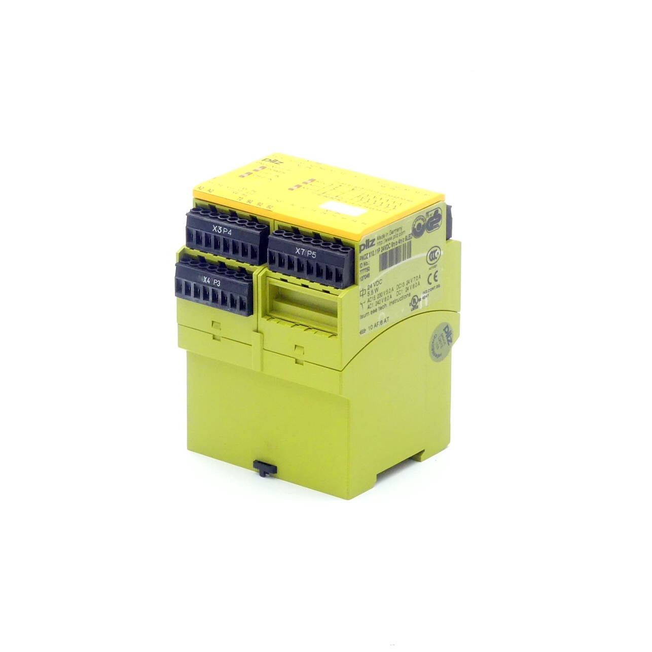 safety relay PNOZ X10.11P 24VDC 6n/o 4n/c 6LED 