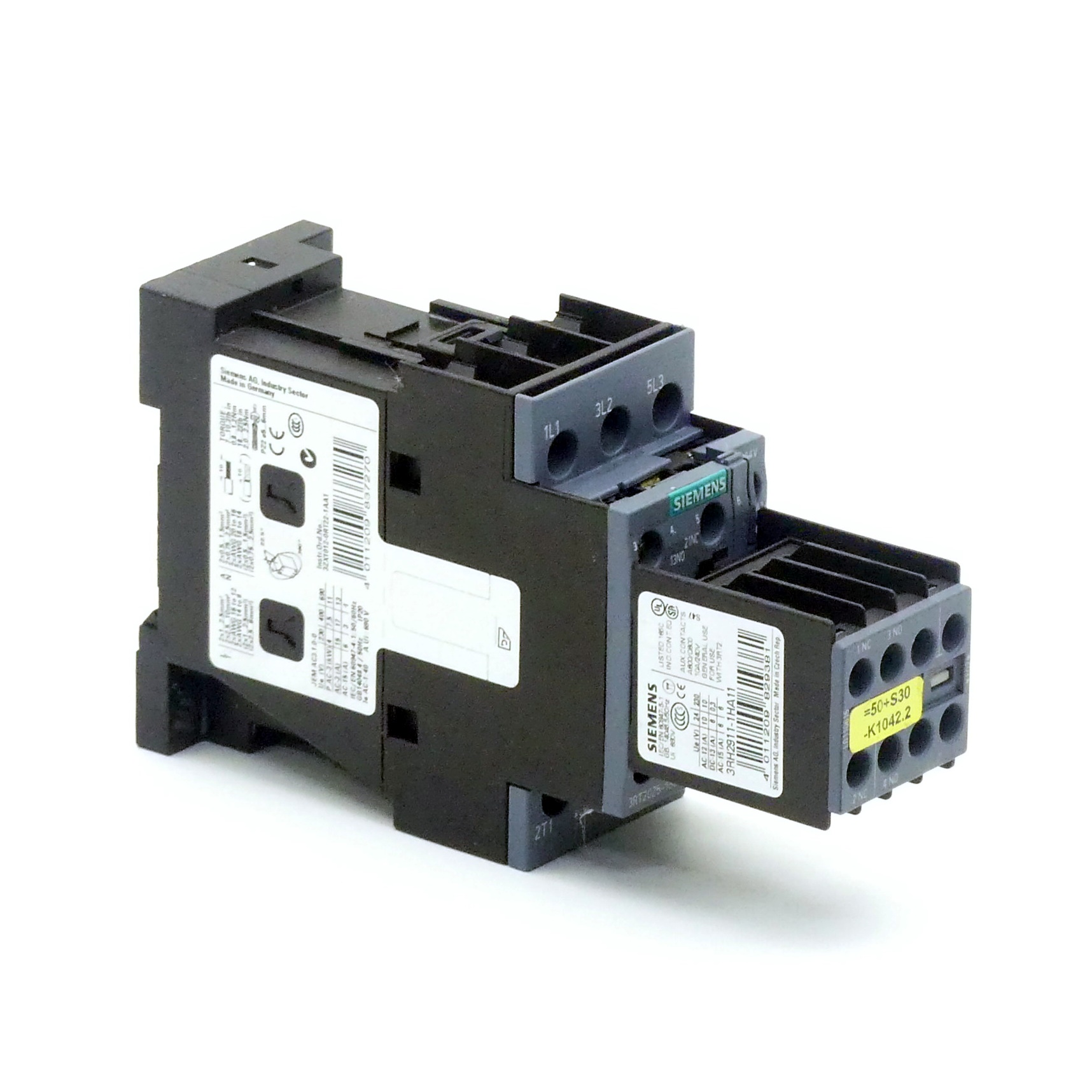 Power contactor 3RT2025-1BB44 