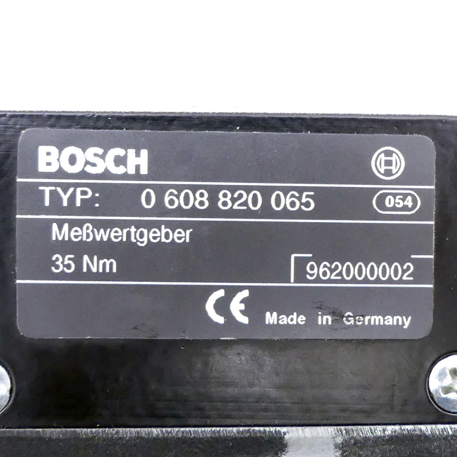 Measuring Transducer 0 608 820 065 