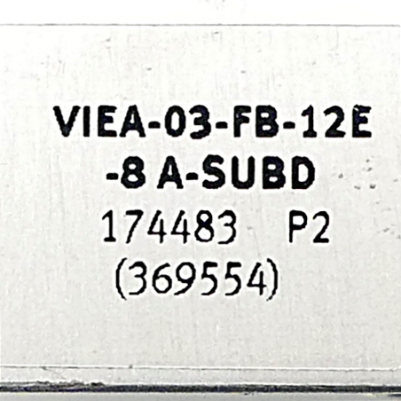 Input-, Outputmodule VIEA-03-FB-12E-8A-SUBD 