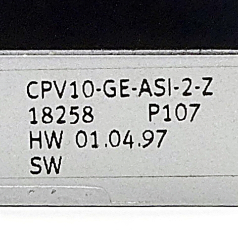 Electrical interface valve cluster CPV10-GE-ASI-2-Z 