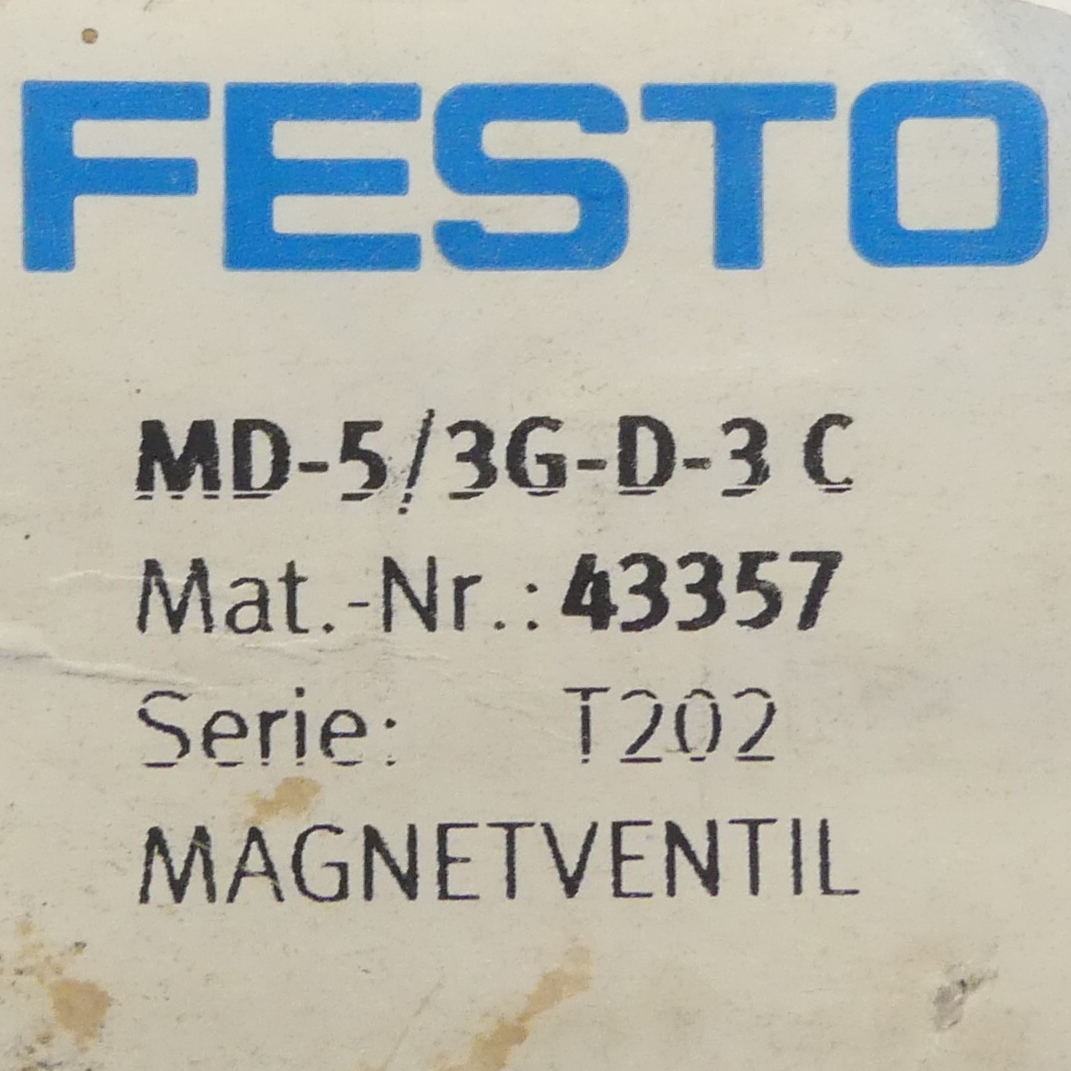 Magnetventil MD-5/3G-D-3 C 