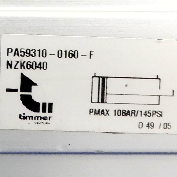 Pneumatic cylinder 