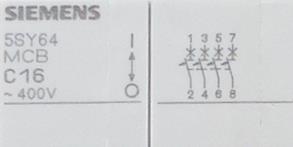 Circuit Breaker 5SY64MCB C16 