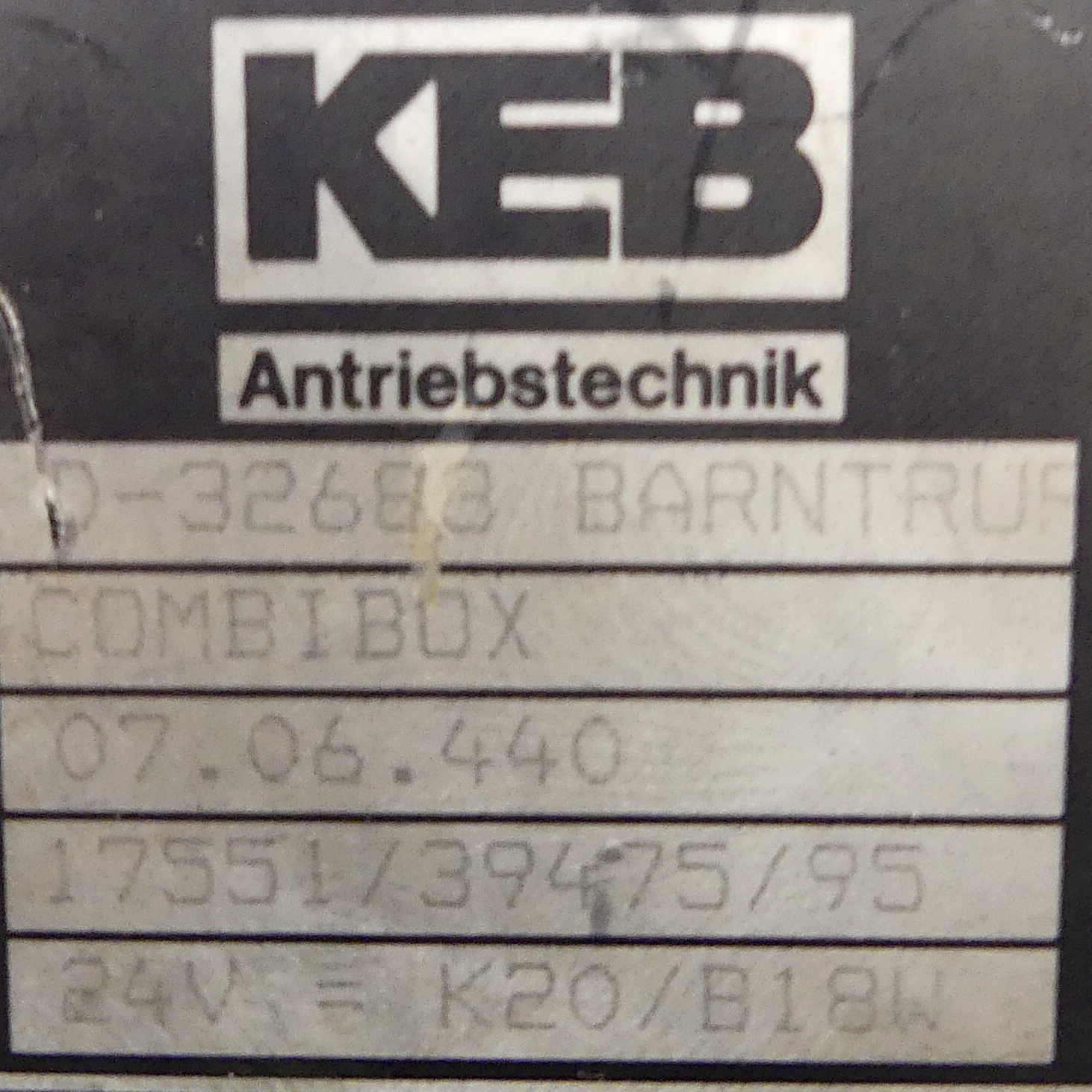 Elektromotor D-32683 BARNTRUP 