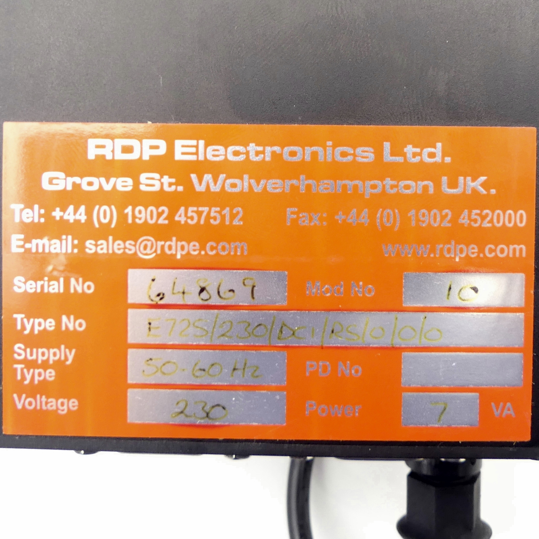 Controller E725/230/DCI/RSI/0/0/0 