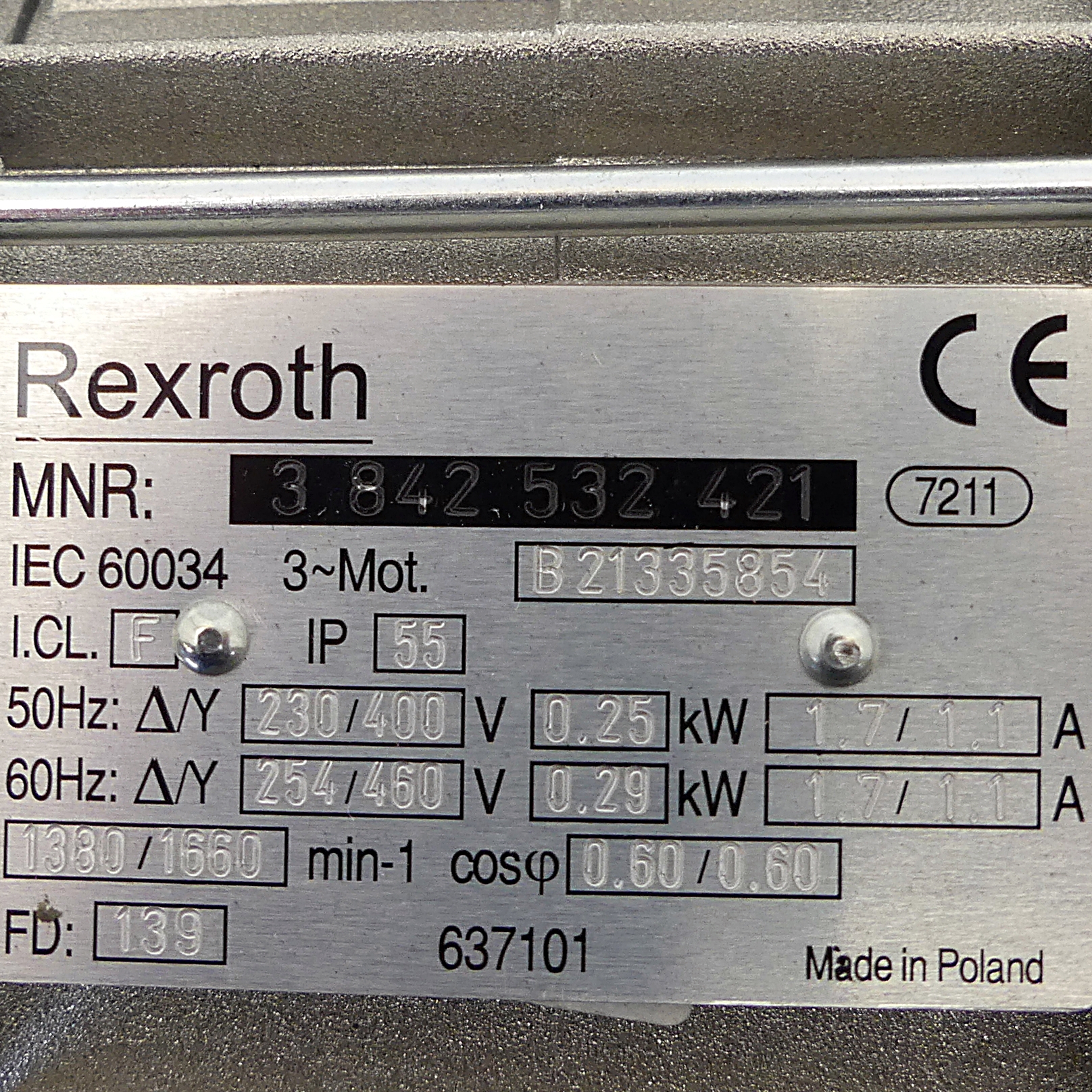 Three-phase motor 