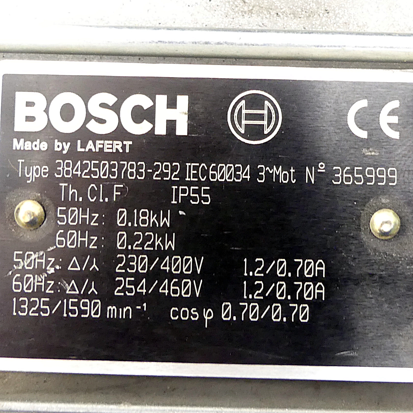 Three-phase motor IEC 60034 