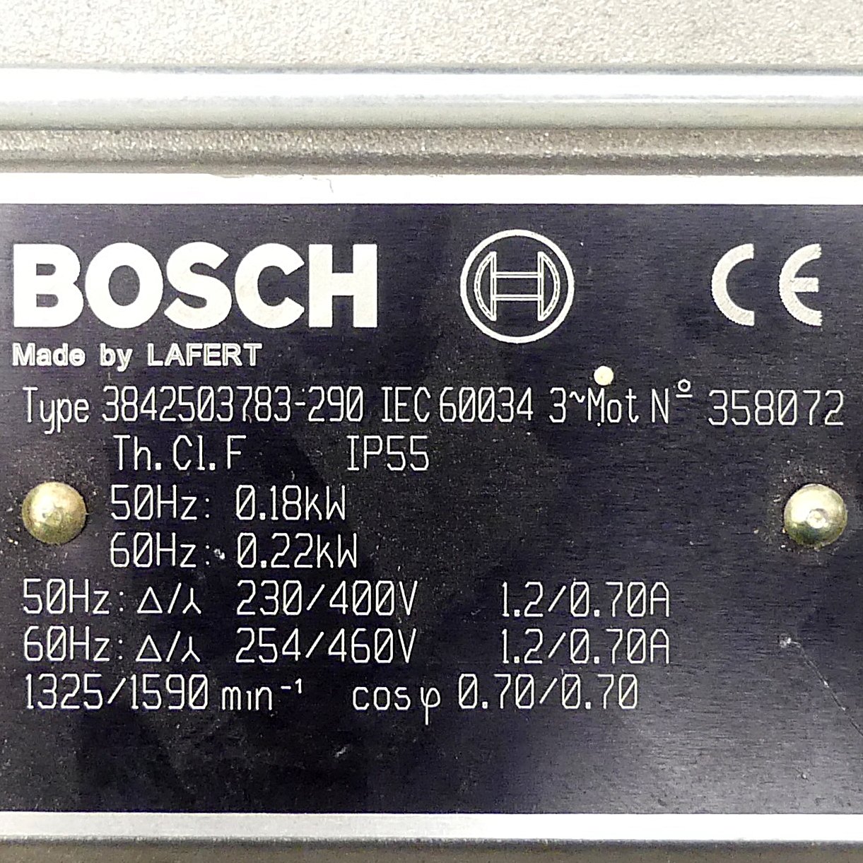 Three-phase motor IEC 60034 