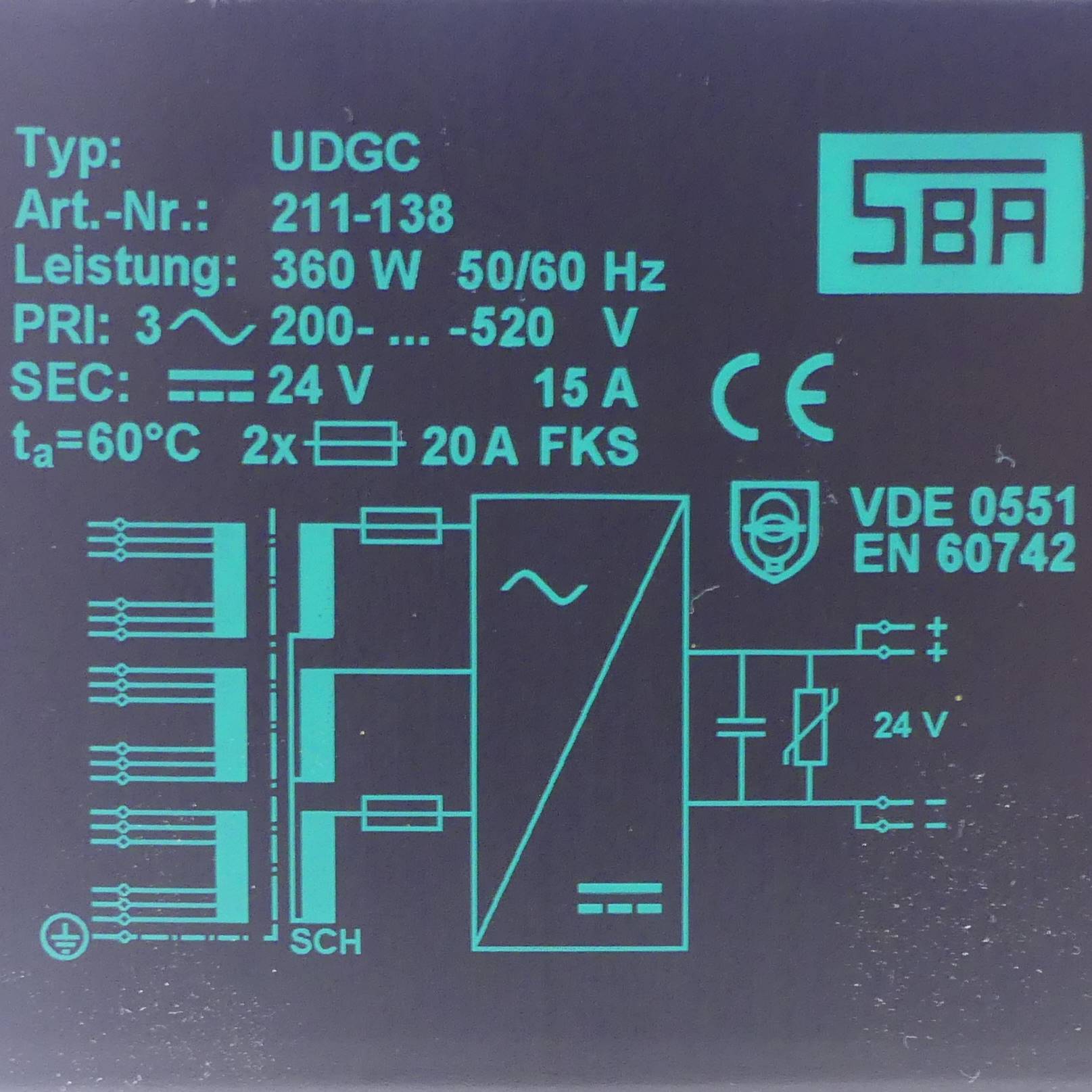 Transformator UDGC 