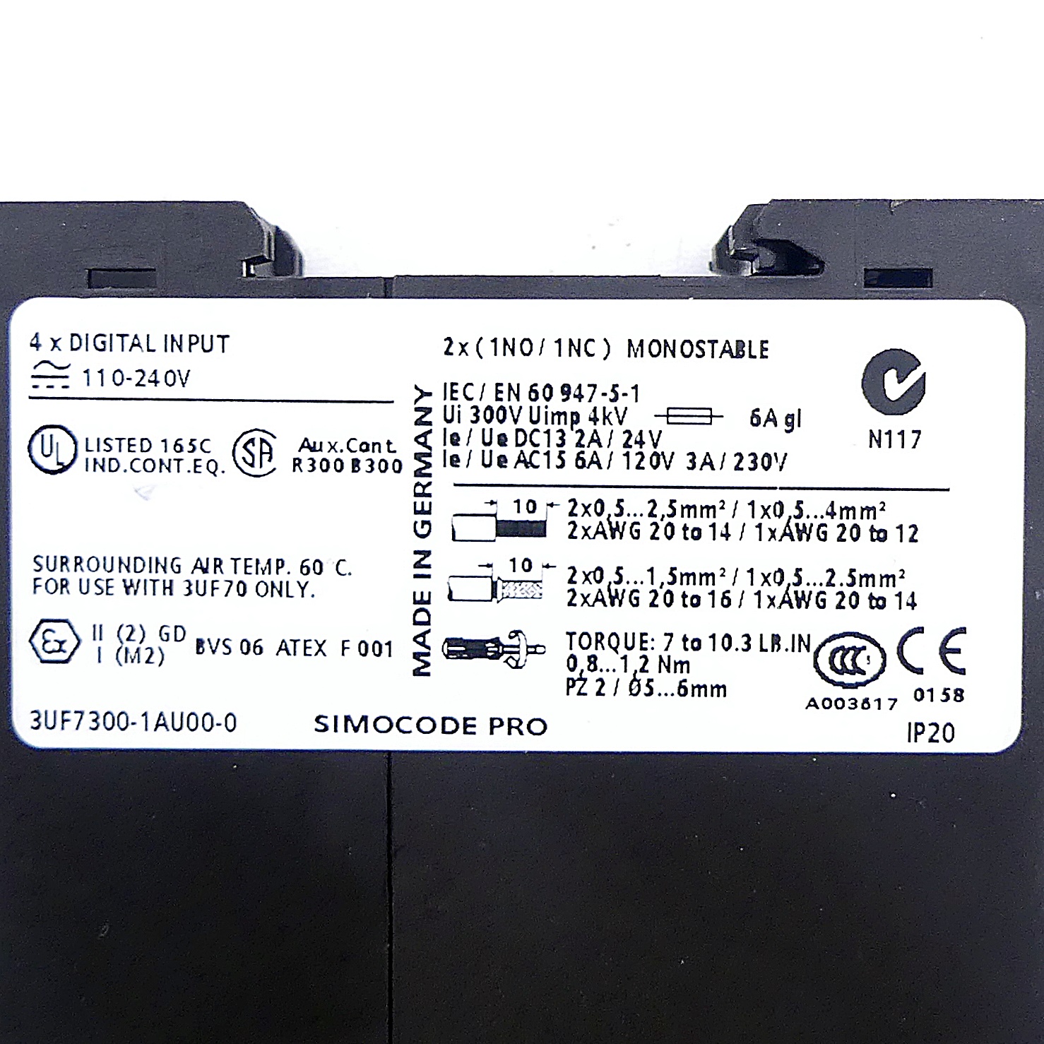 Digital module SIMOCODE PRO 