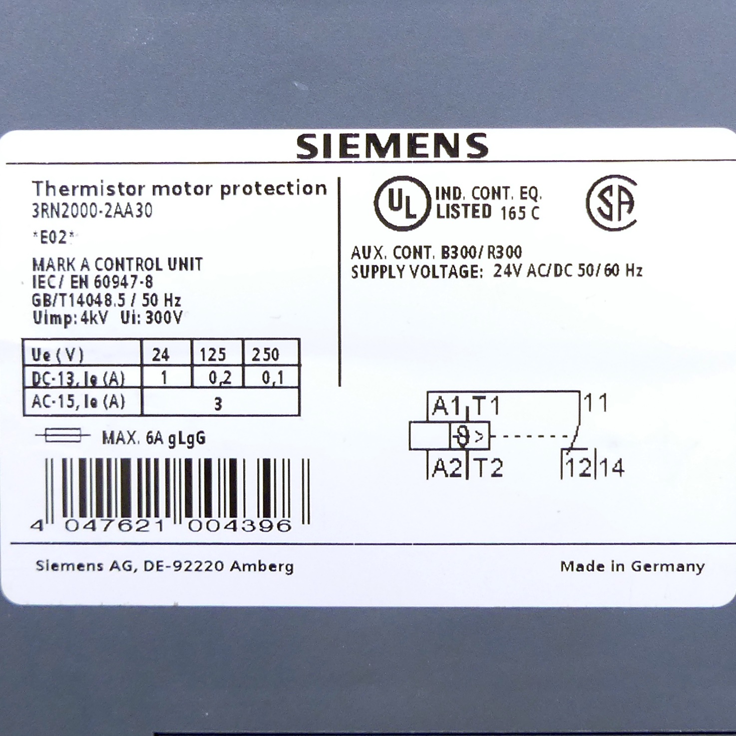 Thermistor motor protection 