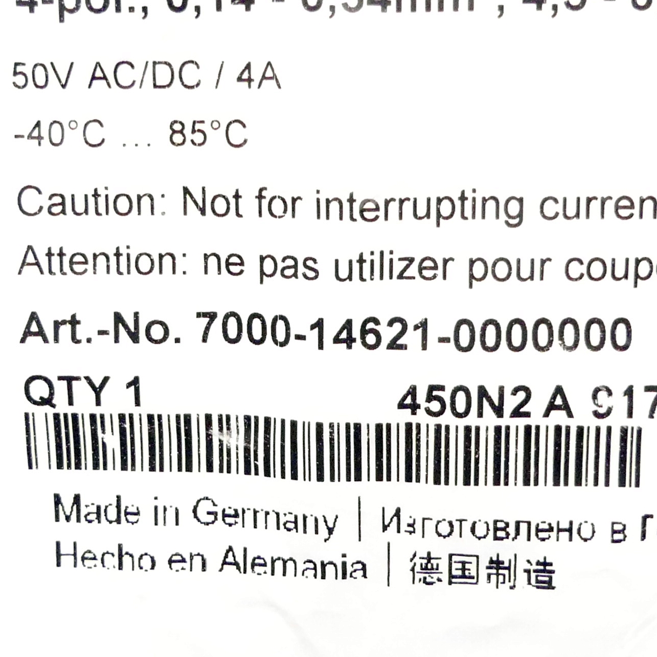 Insulation terminal connection 