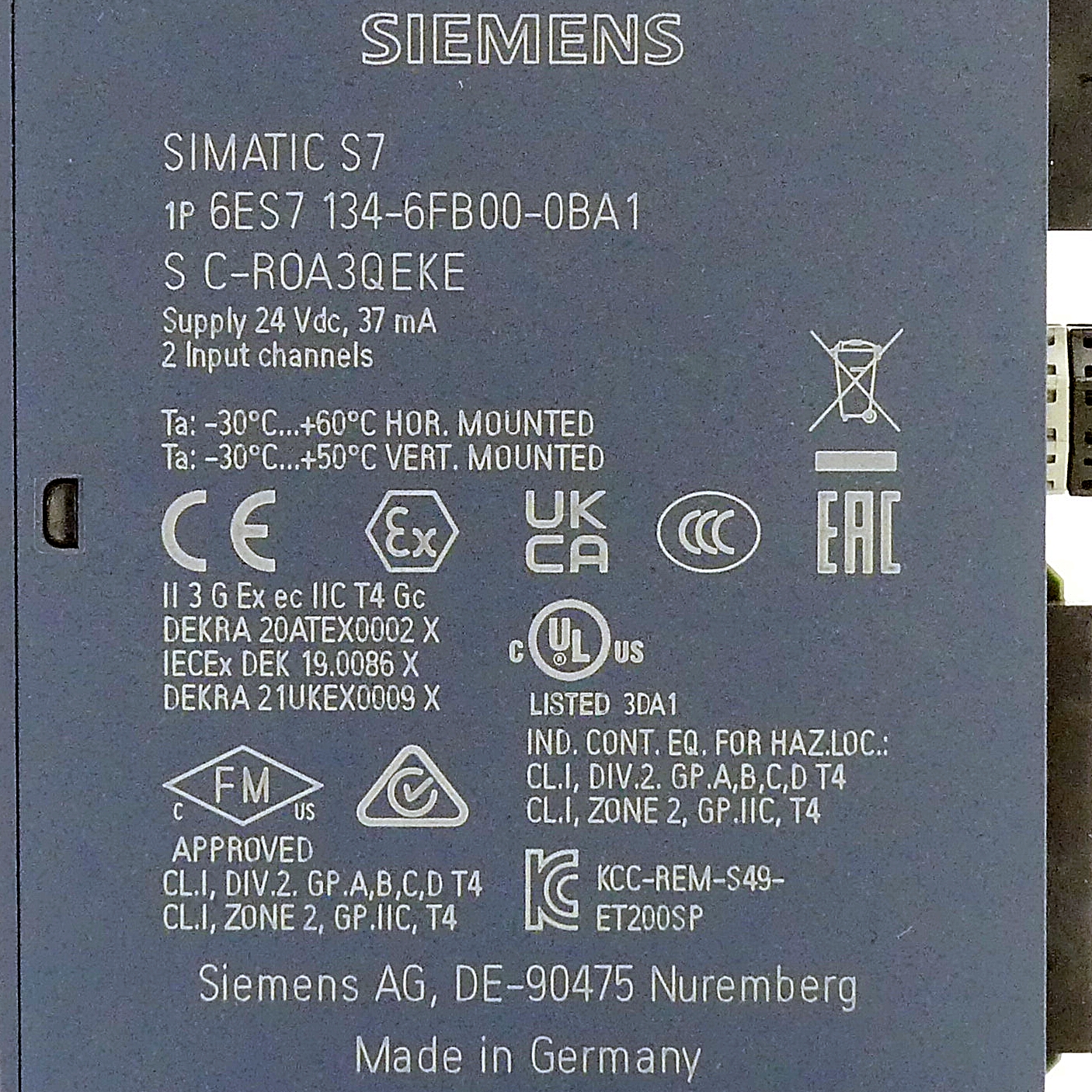 SIMATIC ET 200SP Analog input module 