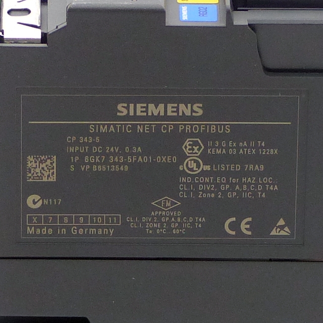 Simatic Net S7 Communication Processor CP 343-1 