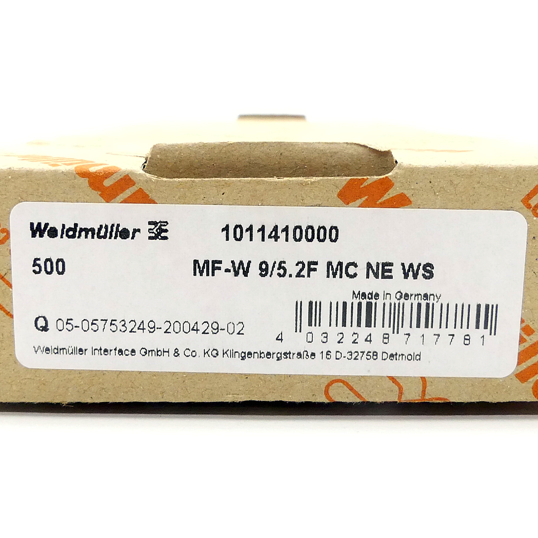 Terminal markers MF-W 9/5.2F MC NE WS (500 pcs.) 