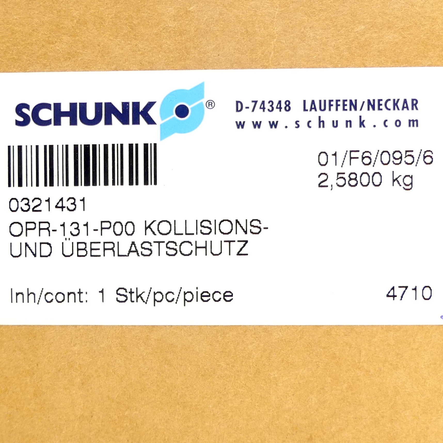 Kollisions- und Überlastsensor OPR-131-P00 