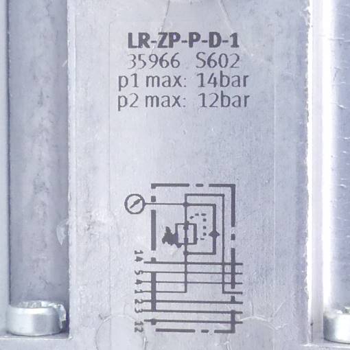 Pressure regulator intermediate plate LR-ZP-P-D-1 