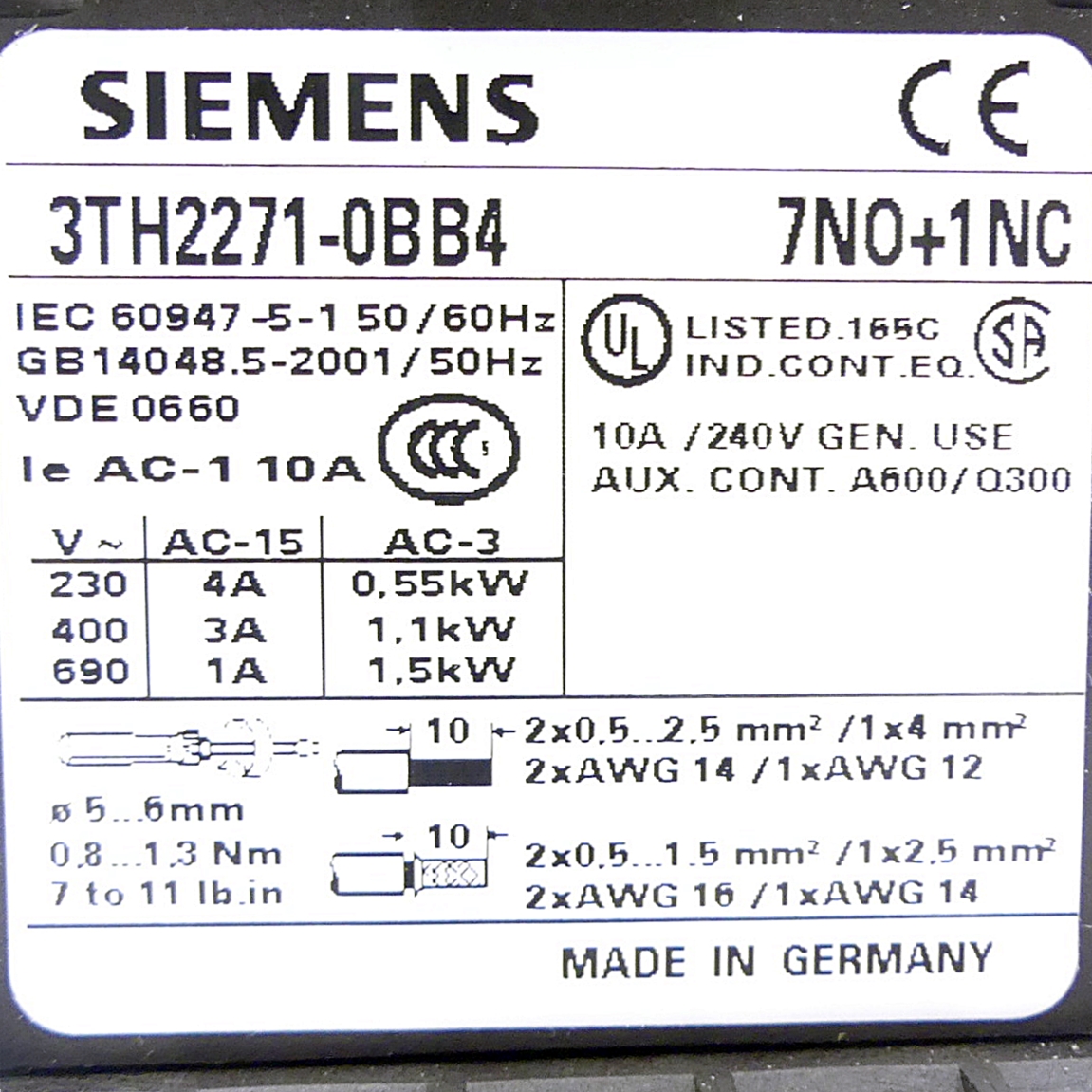 Control relay 