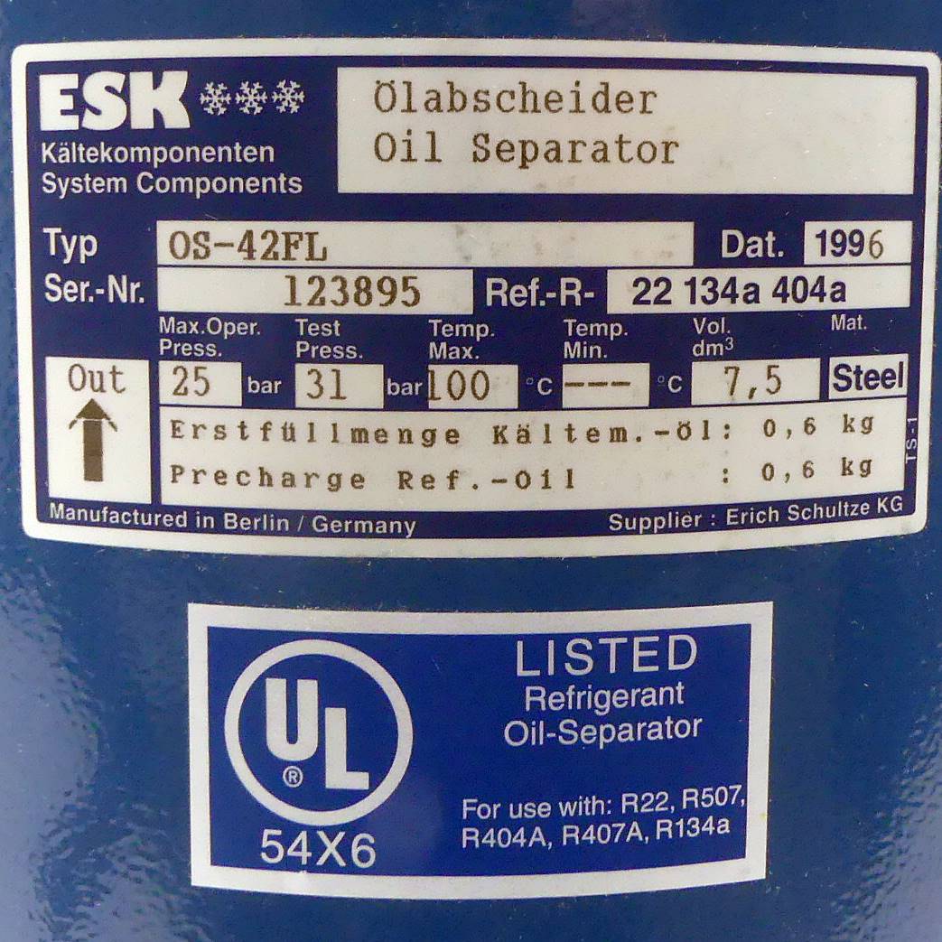 oil separator OS-42FL 