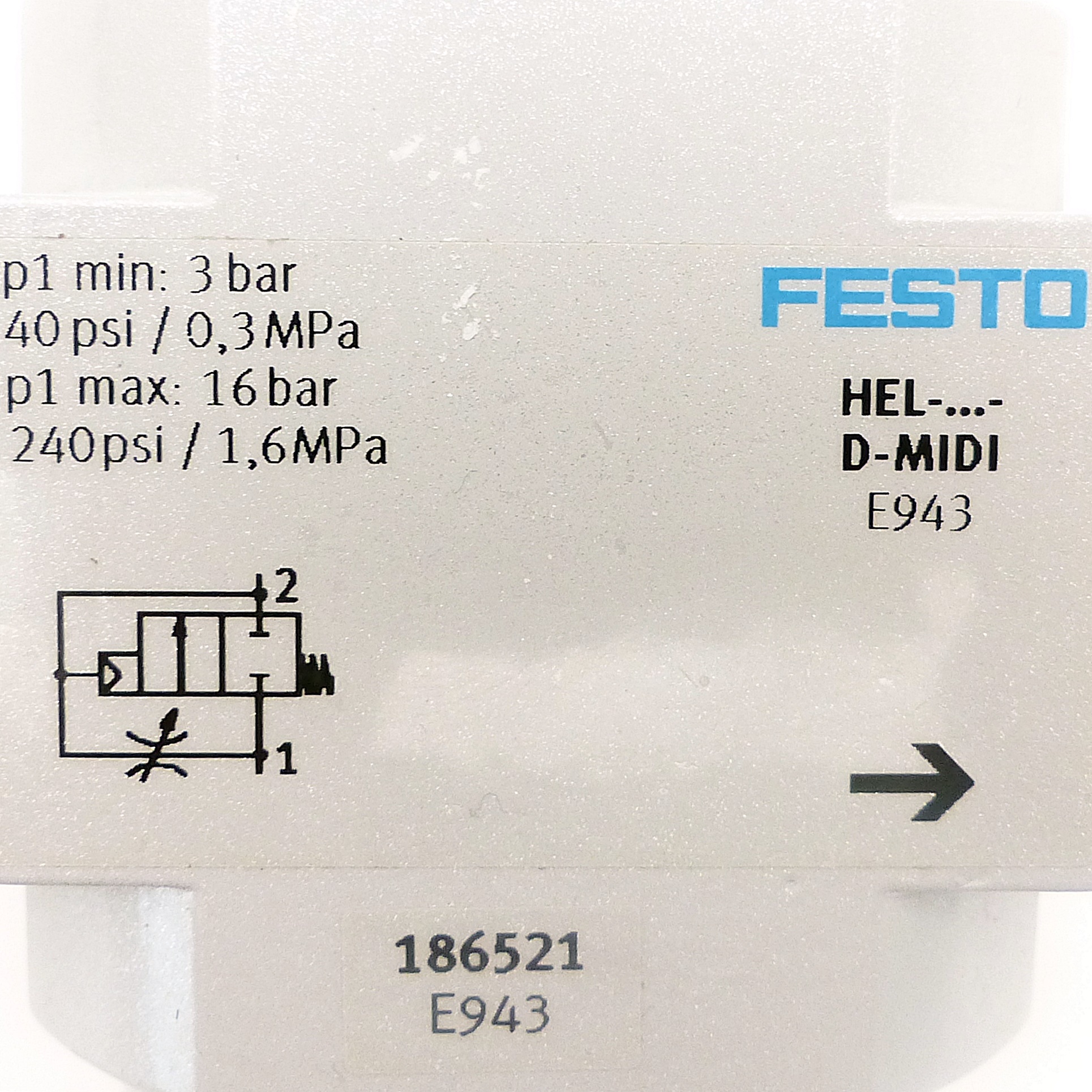 On-off Valve HEL-1/4-D-MIDI 