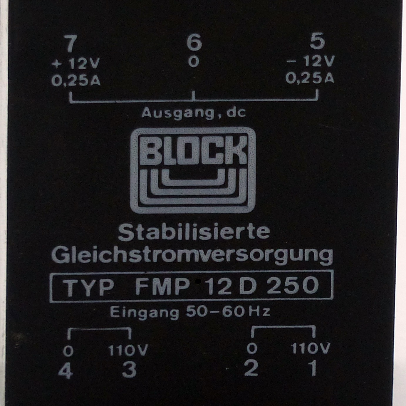 Stabilisierte Gleichstromversorgung 