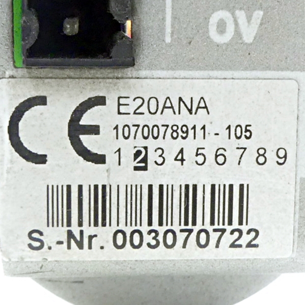 Input card E20 ana 1070078911-105 