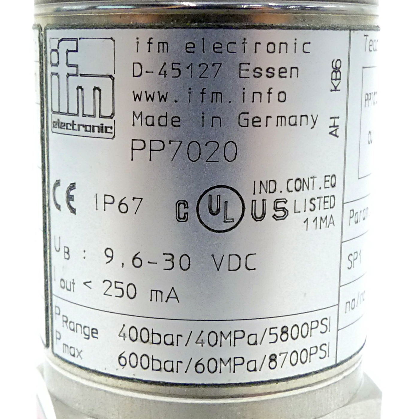 Elektronischer Drucksensor 